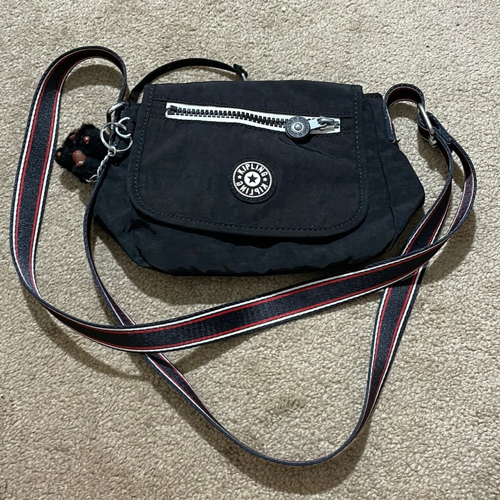 Black mini Kipling bag